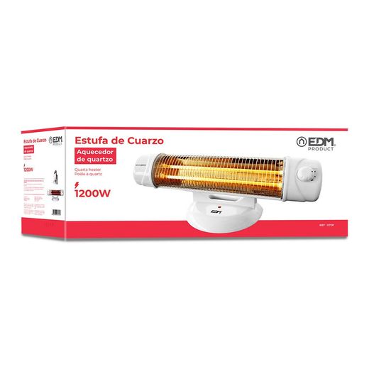 Estufa De Cuarzo 600 / 1200 W Modelo Suelo