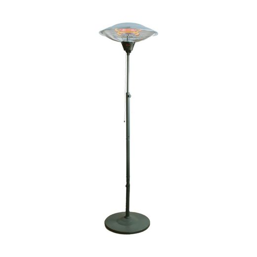 Estufa De Cuarzo De Exterior 2100 W Con Pie