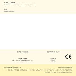 Expositor De 15 Filtros Bi-Flux Individuales