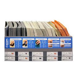 Expositor De Carton Para Papel De Lija 49X22X37Cm Edm