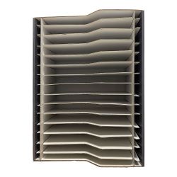 Expositor De Carton Para Papel De Lija 49X22X37Cm Edm