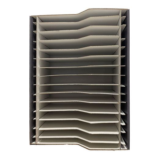 Expositor De Carton Para Papel De Lija 49X22X37Cm Edm