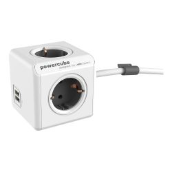 Extended + Usb, 4 Tomas Corriente + 2 Usb.