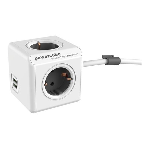 Extended + Usb, 4 Tomas Corriente + 2 Usb.
