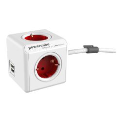 Extended + Usb, 4 Tomas Corriente + 2 Usb.