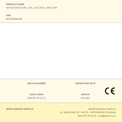 Extractor De Aire, 12W, 135X135Mm,  Ø8Cm Edm