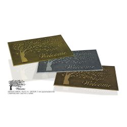 Felpudo De Goma Árbol Welcome Colores Surtidos 75 X 45 X 0,5 Cm