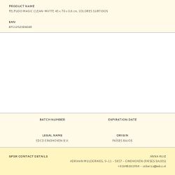 Felpudo Magic Clean-Matte, Colores Surtidos, 45 X 70 X 0,6 Cm