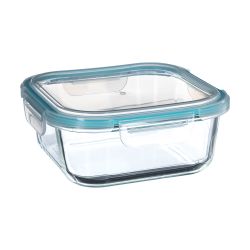 Fiambrera De Cristal 1180 Ml 18,20 X 18,20 X 7,40 Cm