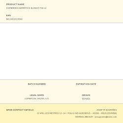 Fiambrera Hermética Blanco 750 Ml