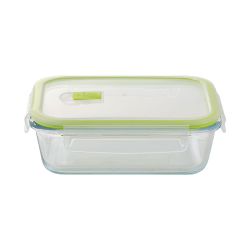 Fiambrera Hermética Rectangular  Borosilicato Expert 1040 Ml