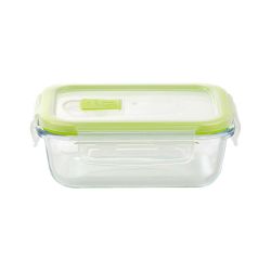 Fiambrera Hermética Rectangular Borosilicato Expert 370 Ml