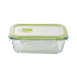 Fiambrera Hermética Rectangular Borosilicato Expert 640 Ml
