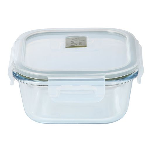 Fiambrera Hermética Redonda Borosilicato, Toledo, 1200 Ml, Ø19 X 8 Cm