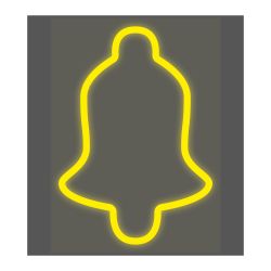 Figura Flexiled Campana Blanco Calido 71 Cm