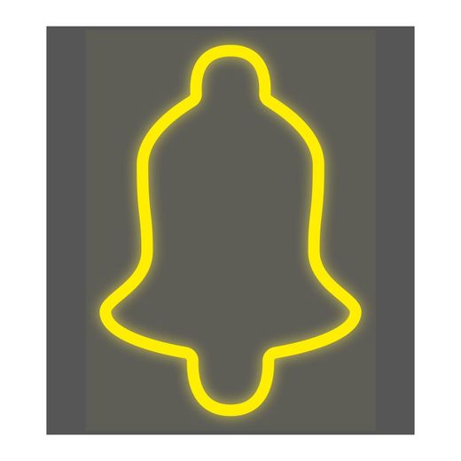 Figura Flexiled Campana Blanco Calido 71 Cm