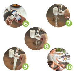 Filtro Hidrosmart Para Grifo Modelo Venezia R60A Laica