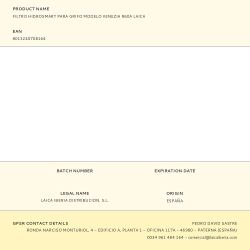 Filtro Hidrosmart Para Grifo Modelo Venezia R60A Laica