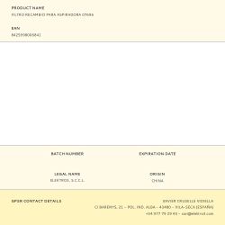 Filtro Recambio Para Aspiradora 07696