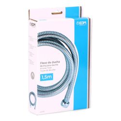 Flexo De Ducha De Acero Inoxidable Cromo 1,5 M