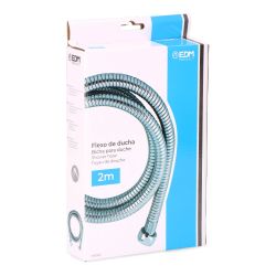 Flexo De Ducha De Acero Inoxidable Cromo 2 M