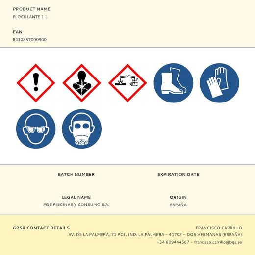 Floculante Clarificante Líquido, 1 L