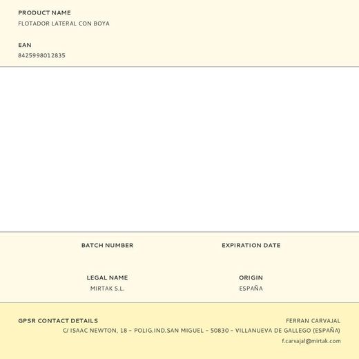 Flotador Lateral Con Boya