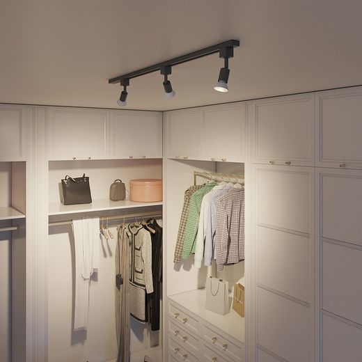 Foco Easylink Tobia Gu10, Negro