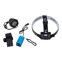Foco Led De Aluminio Recargable 180 Lm, 50 Lm, Flash. Función Frontal / Bicicleta