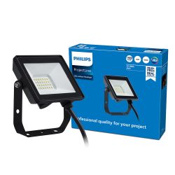 Foco Proyector Led, Negro, 20 W, 1900 Im, 4000 K, 138 X 27 X 122 Mm