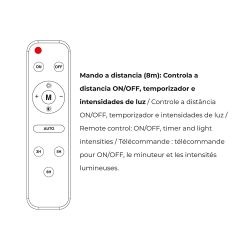 Foco Proyector Led Solar 200 W 1500 Lm 6500 K Luz Fría