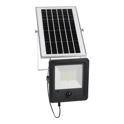 Foco Proyector Solar Con Sensor 100 W 1200 Lm 6500 K Luz Fría