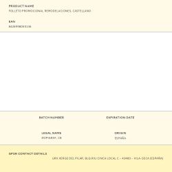 Folleto Informativo Remodelaciones, Castellano