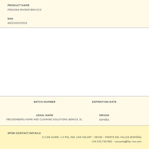 Fregona Microfibra Eco
