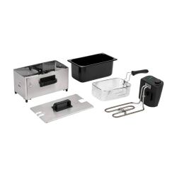 Freidora De Acero Inoxidable 3 L 2000 W