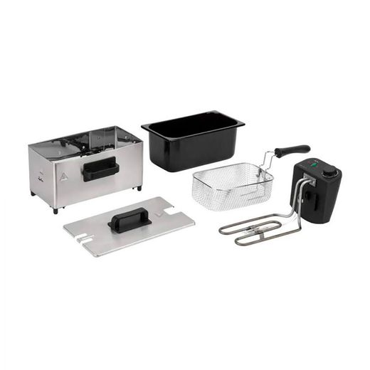 Freidora De Acero Inoxidable 3 L 2000 W