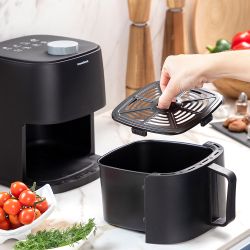 Freidora De Aire 2,2L 1200W Con Cesta V0103713 Innovagoods
