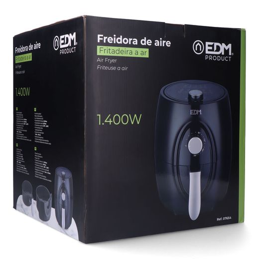 Freidora De Aire 3,6 L 1400 W Con Cesta