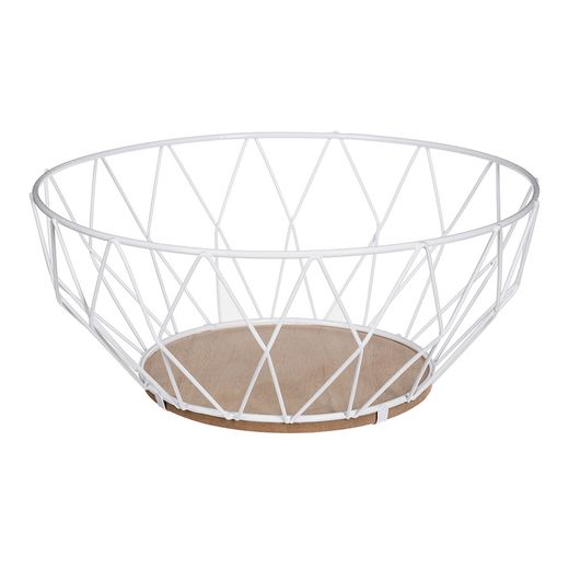 Frutero Metálico Baltik Blanco Ø28 Cm Colores/Modelos Surtidos