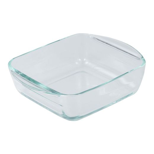 Fuente Cuadrada De Vidrio De Borosilicato, Para Horno, Experto, 1 L, 19,7 X 16,8 X 5,6 Cm