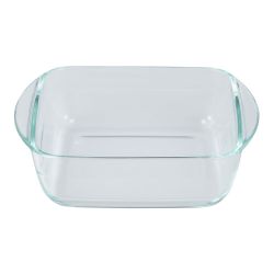 Fuente Cuadrada De Vidrio De Borosilicato, Para Horno, Experto, 1 L, 19,7 X 16,8 X 5,6 Cm