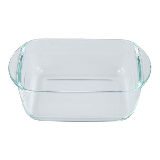 Fuente Cuadrada De Vidrio De Borosilicato, Para Horno, Experto, 1 L, 19,7 X 16,8 X 5,6 Cm