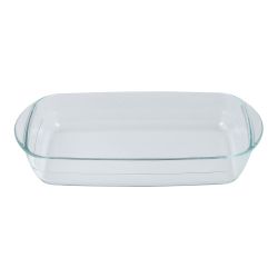 Fuente Rectangular De Vidrio De Borosilicato, Para Horno, Experto, 2 L, 32,5 X 20,2 X 5,2 Cm