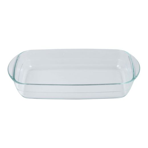 Fuente Rectangular De Vidrio De Borosilicato, Para Horno, Experto, 2 L, 32,5 X 20,2 X 5,2 Cm