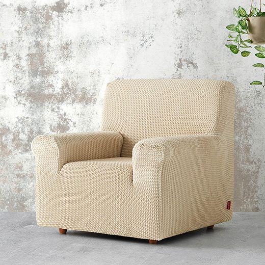 Funda Bali Marfil Multi-Elástica Para Sofa 1 Plaza