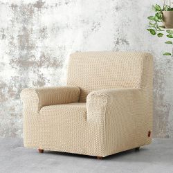 Funda Bali Marfil Multi-Elástica Para Sofa 1 Plaza