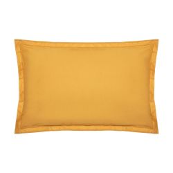 Funda De Almohada Algodón Mostaza 70 X 50 Cm