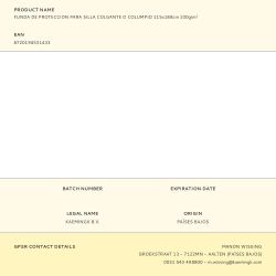 Funda De Protección, Para Silla Colgante O Columpio, 115 X 188 Cm, 100 G/M²