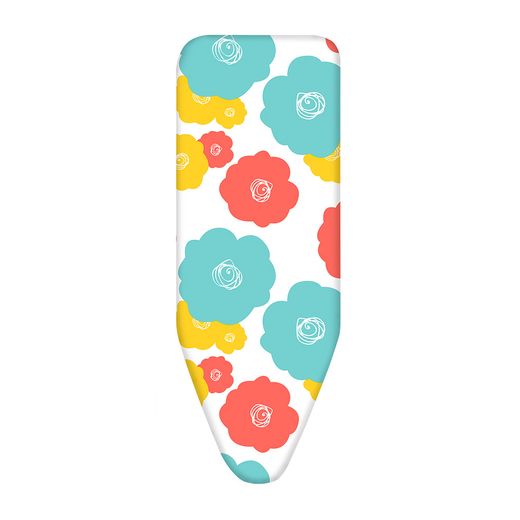 Funda Power Vap Flores Para Tablas De Planchar 130 X 48 Cm