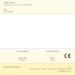 Fusible Mt0 10 X 38 Mm 25 A Con Indicador